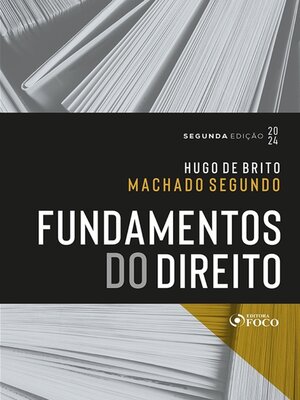 cover image of Fundamentos do Direito